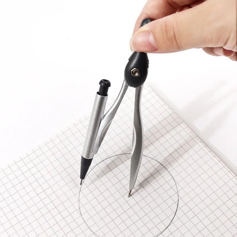 8-Pcs Math Geometry Drawing Tools Set with Stationery Box Ci