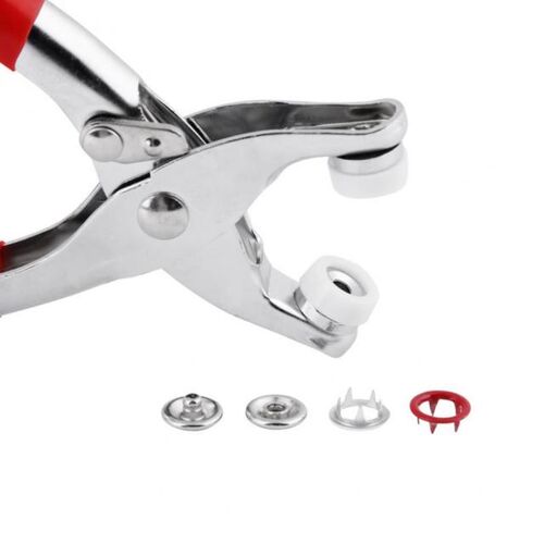 120 Sets Mix Colors Metal Prong Snap Buttons Fasteners Press