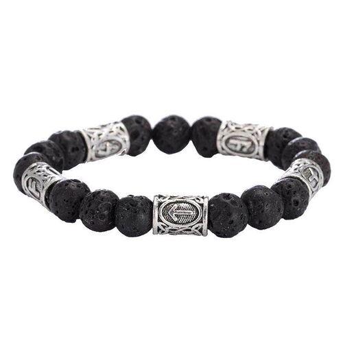 Viking Vikings Volcanic Lava Rock Natural Stone Brlet Men Br