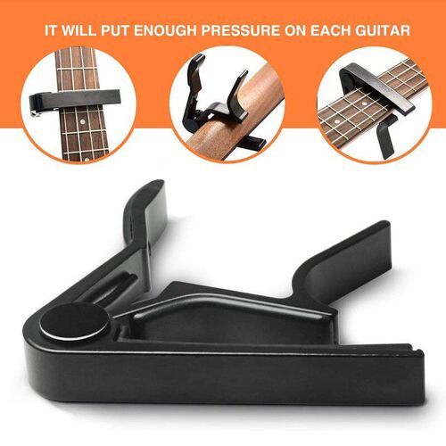 Universal Guitar Capo Quick Change Clamp Key Aluminium Alloy