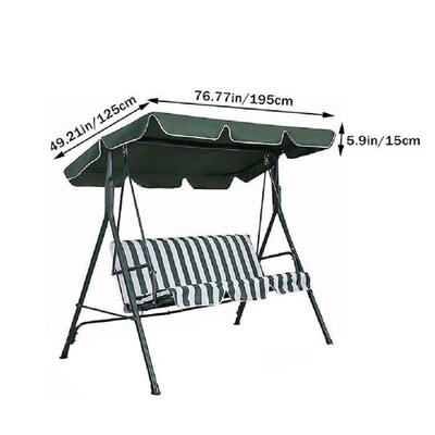 Swing Chair Canopy Sunproof PA Coating Sunshade Outdoor Top