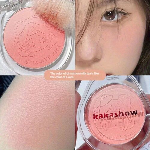Dual Gradient Blush Highlights Natural Nude Makeup Brighteni