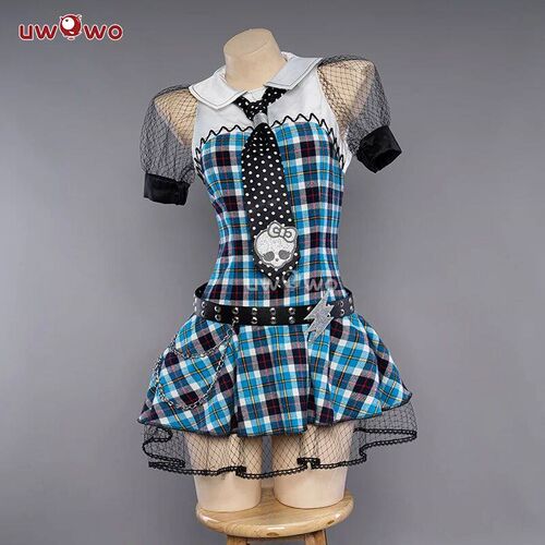 UWOWO Monster High Cosplay Frankie Stein  Cosplay Costume