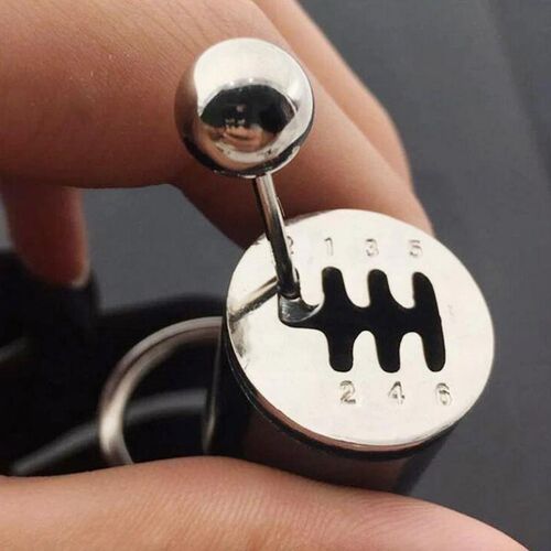 1 pc Free Shift 5 colors Keyring Turbo Keychains Gear Head K