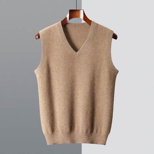 Autumn And Winter New Wool Sweater Vest Mens Vest Fashion C