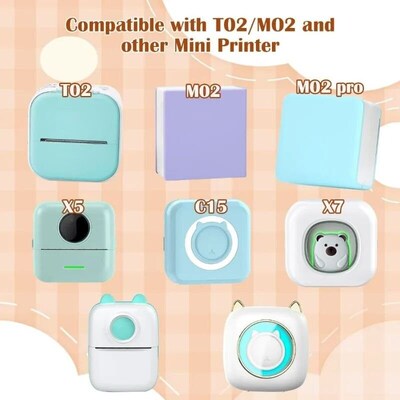 Mini Printer Translucent paper Self-adhesive Printing Paper