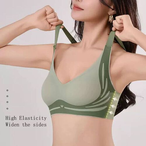 Plus Size Super Gather Push Up Bras Women Soft Support Seaml