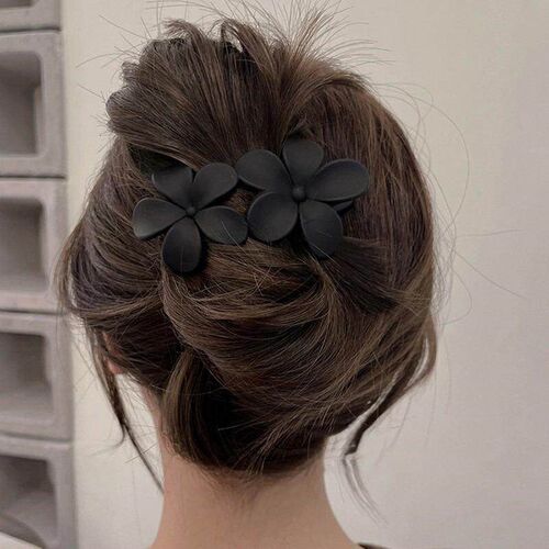 2024 New Flower Hair Clip Retro Korean Style Barrette Back-o