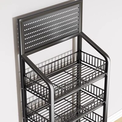 Kitchen Storage Rack Vegele Floor-standing Mobile Trolley Mu