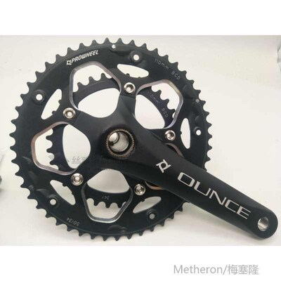 Aluminum Alloy Bicycle Fixed  Crankset 170mm 110 BCD Mountai