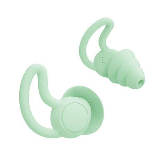 1 Pair Silicone Ear Plugs Soundproof Sound Insulation Anti