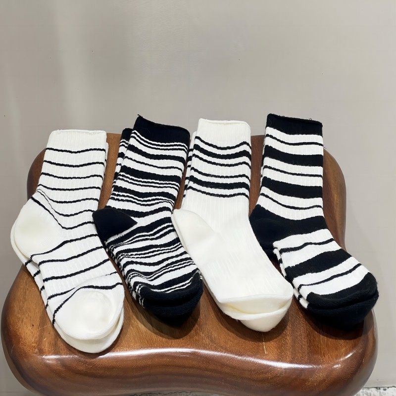 【小敏阿姨专属】条纹中筒袜,女士内衣/男士内衣/家居服,中筒袜,淘宝优惠券,粉丝福利购,淘宝优惠卷