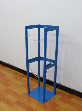 气瓶固定架厚加40662L氧气乙装炔瓶防倒置固定架氧气倾瓶存放架