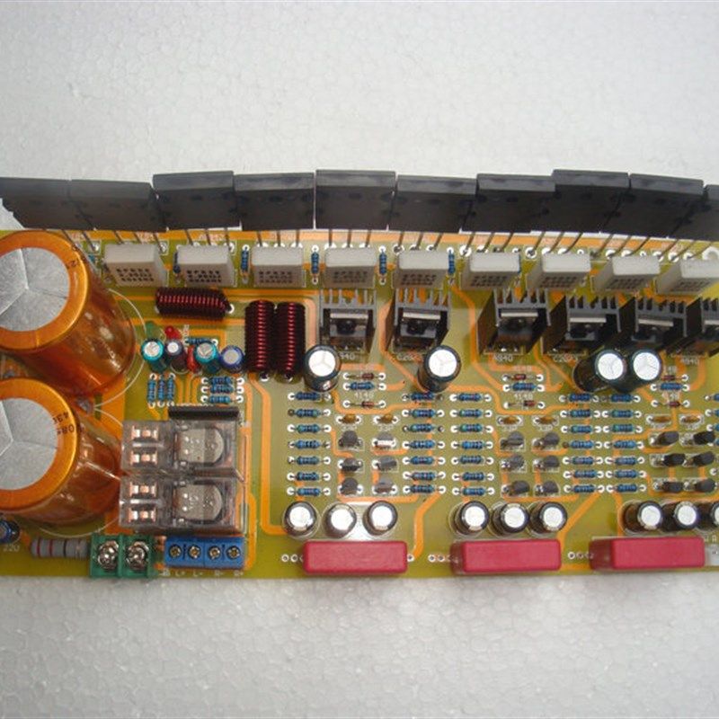 大功率三声道纯后级功放板 2W+2X100W