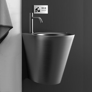 30不锈钢酒吧呕吐池卫生间厕所创意漱口盆呕吐KTV盆壁挂式冲洗池