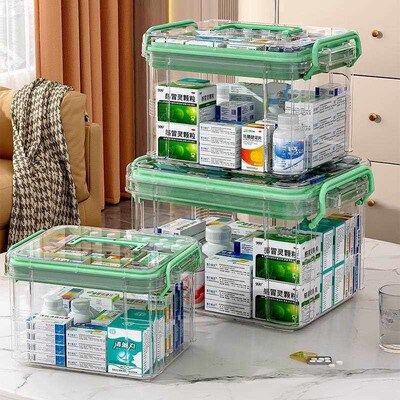Household emergency medical kit Medicine storage box