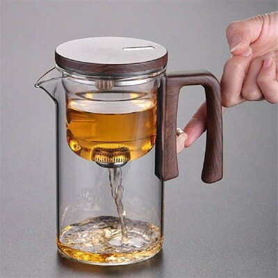520ML Glass Teapot Water Separation Inner Container One