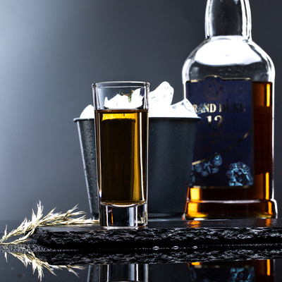 威士忌高身酒杯水晶玻璃子弹杯加厚杯底KTV酒吧烈酒杯家用洋酒杯