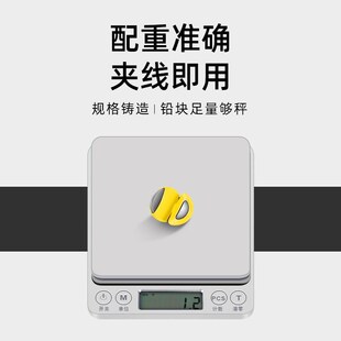 新款包胶咬铅夹铅开口铅不伤线路亚矶钓筏钓鱼子线走水橡胶微铅坠