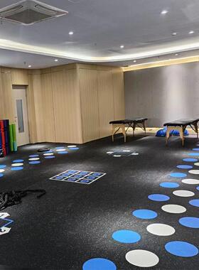 工室减房震垫案高清私教图案耐磨防滑抗冲击健身36作0私FJM教图地