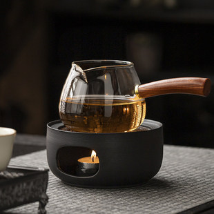 温茶炉小火炉蜡烛煮茶底座保温暖茶提香器烘茶炉围炉煮茶热茶烛台