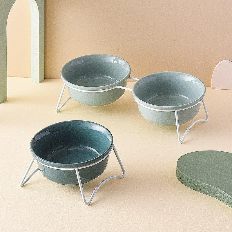 猫碗陶瓷狗狗碗食盆双碗食碗保护颈椎饭碗猫咪喝水碗饭盆宠物用品,宠物/宠物食品及用品,猫狗碗/慢食碗,淘宝优惠券,粉丝福利购,淘宝优惠卷