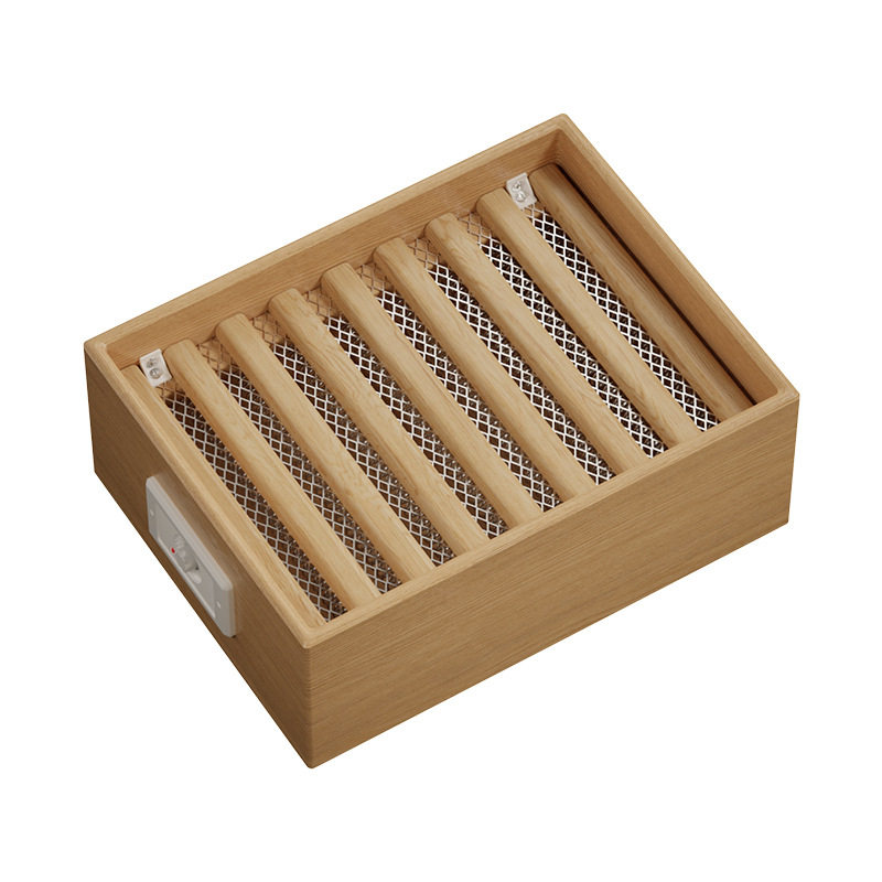 电火桶实木取暖器单人家用暖脚器节能烤火炉省电双人火箱办公神器