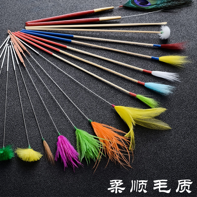 采耳工具套装银针鹅毛鸡毛棒马尾掏耳勺扬州技师打耳朵挖耳毛棒