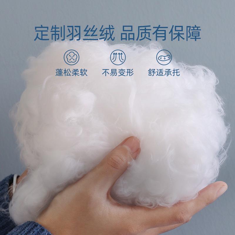 佳丽斯低枕头薄枕颈椎儿童枕芯软单人男女生护颈枕助睡眠成人家用