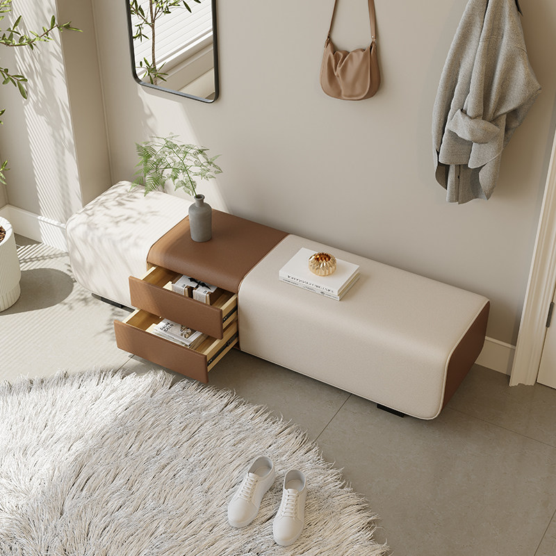双拼床尾凳多功能床榻实木储物长凳门口穿鞋凳换鞋凳衣帽间长条凳,住宅家具,床尾凳/长凳,淘宝优惠券,粉丝福利购,淘宝优惠卷