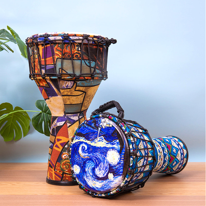 非洲鼓2024新款10寸12寸专业大人手拍鼓云南丽江非州鼓小学生手鼓