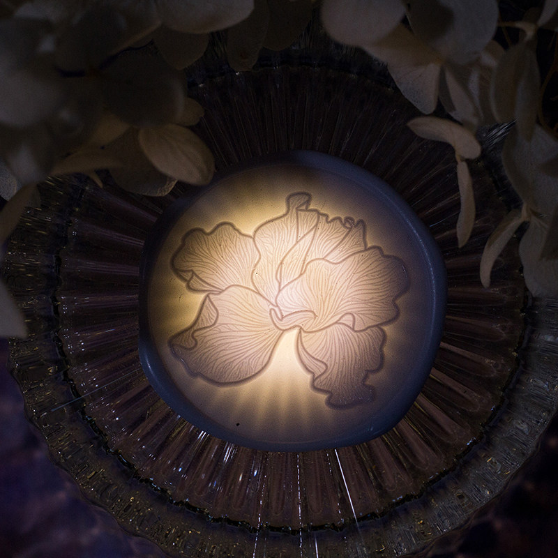 墨下【星光鸢尾】植物分层火漆印章 蜡粒手柄套装礼盒信封封口