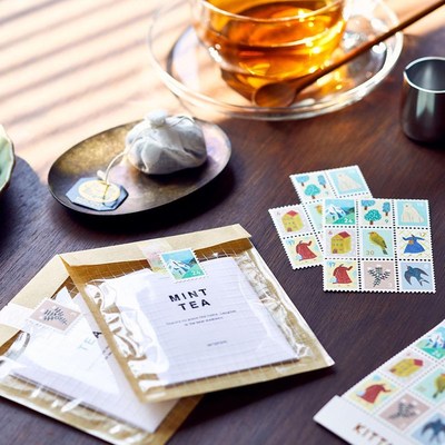 锦宫手帐贴纸kitta和纸胶带手帐贴装饰可爱小图案少女做手账贴纸