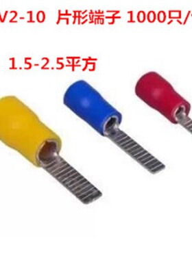 DBV2-10片形预绝 接线端子 冷压端头 插片接头 线耳 线鼻子