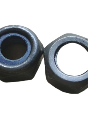 185pcs发黑色锌防松自锁螺母防滑锁紧六角螺丝帽