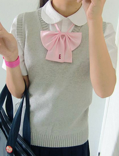 学院JK制服毛衣背心校园制服校服男女针织衫 针织背心毛套头毛衣