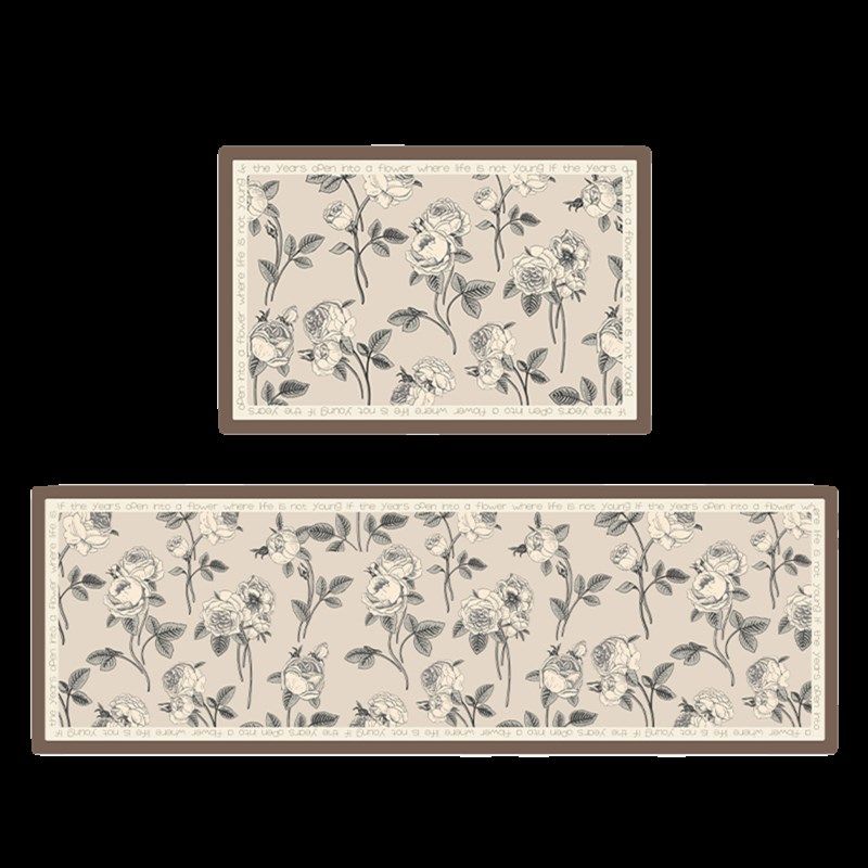 复古厨房地垫防滑吸油吸水地垫硅藻泥地垫家用浴室卫生间长条脚垫,居家布艺,厨房地垫,淘宝优惠券,粉丝福利购,淘宝优惠卷