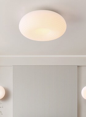 法式奶油风主卧室灯北欧led吸顶餐厅书房护眼灯走廊过道中山灯具