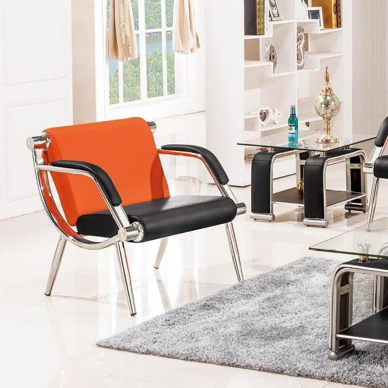 广东亿鑫办公家具 简约时尚五金皮艺沙发 优质西皮沙发茶几组合,商业/办公家具,沙发,淘宝优惠券,粉丝福利购,淘宝优惠卷