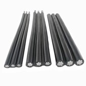 国标铝线3芯6 16平方户外防老化架空线家用电缆地埋护套线电线