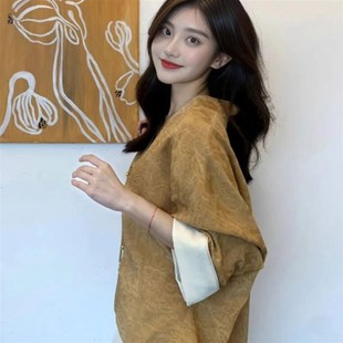 新中式女装禅意复古老钱风外套高级感小个子国风唐装上衣女春秋款