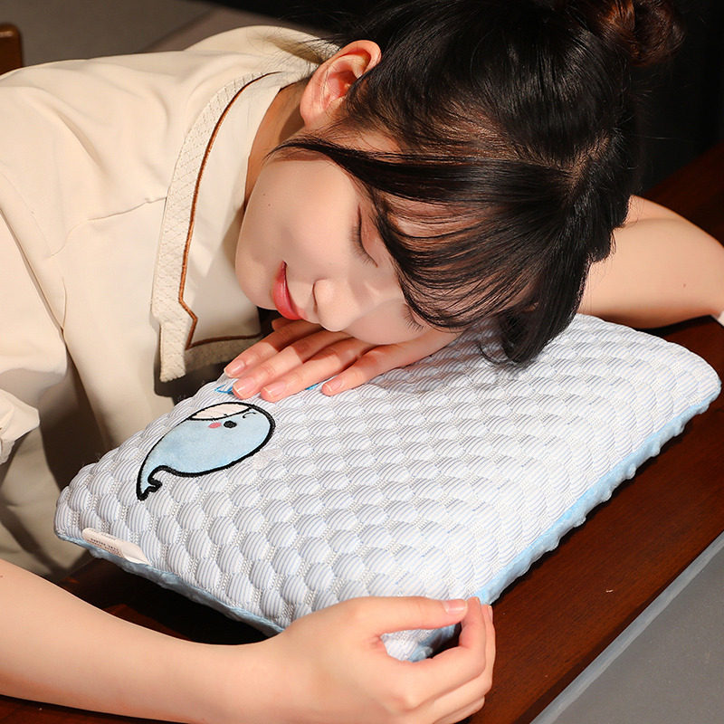 凉感冰豆豆记忆棉小号午睡枕办公室学生趴睡神器儿童枕午觉午休枕,居家布艺,午睡枕,淘宝优惠券,粉丝福利购,淘宝优惠卷