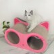 大眼睛粉色猫头70cm猫抓板窝猫沙发立式 磨爪板耐抓猫窝宠物猫玩具