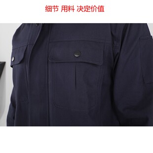 夏季薄款工作服套装男士长袖上衣短袖纯棉电力国家电网劳保服透气