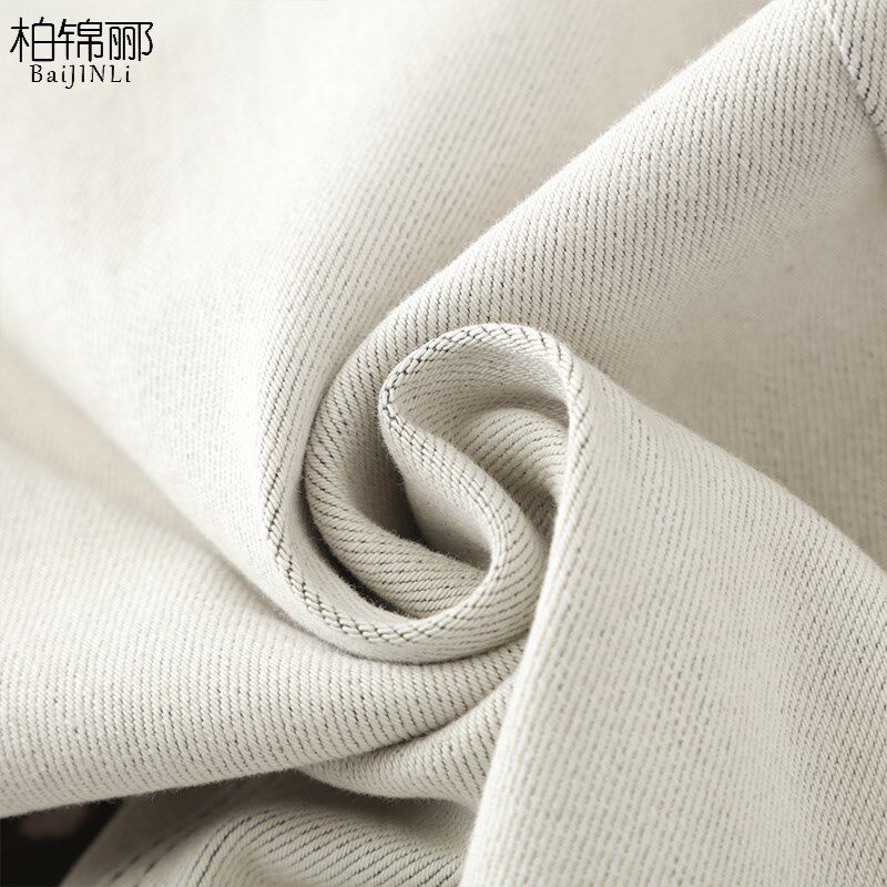 白色牛仔裤女2025新款春季高腰宽松阔腿裤显瘦小个子直筒九分裤子