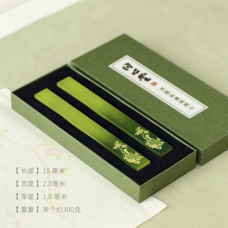 问心堂青韵黄铜纸镇镇尺创意笔搁镇纸毛笔架毛笔字书法宣纸压纸石,文具电教/文化用品/商务用品,镇纸,淘宝优惠券,粉丝福利购,淘宝优惠卷