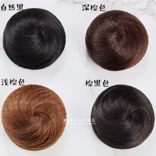 航空公司空姐乘务员假发包短发丸子头盘发器花苞头卷发圈假发女