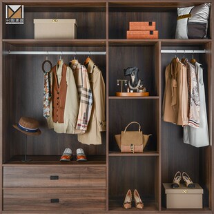 轻奢衣帽间软装饰品定制衣柜展厅道具样板房衣服摆件高跟鞋收纳箱