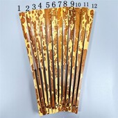 95寸18方梅妃扇骨文玩扇云南湘妃竹云妃折扇苏工扇面道具扇子 包邮