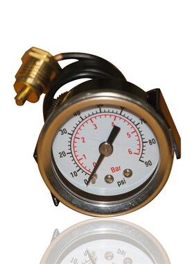 供咖啡机压力表耐高温压力表小锅炉压力表开水机压力表Y40Z 6BAR